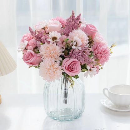 Peony & Rose Silk Bouquet