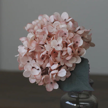 Soft Bloom: Silk Hydrangea Stem