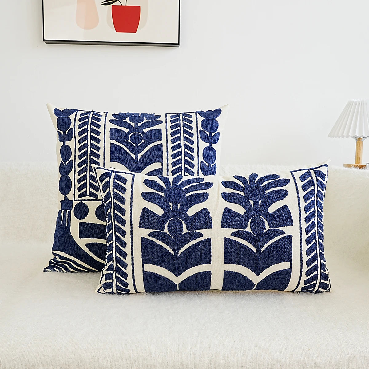 Heritage Thread: American-Style Embroidered Cushion Cover