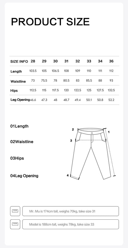 Men's Baggy Fit 12.5oz Denim Jeans – Original Colour, Summer Comfort