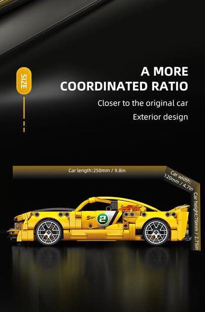 City Speed Car: 450+ Piece Racing Build Set (Ages 6–12)