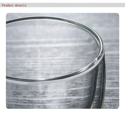 Double Wall Glass Coffee Mug