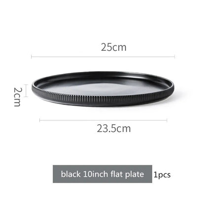 Matte Glazed Ceramic Dinnerware