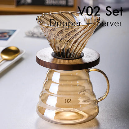 Pour Over Coffee Dripper Set (600ml)