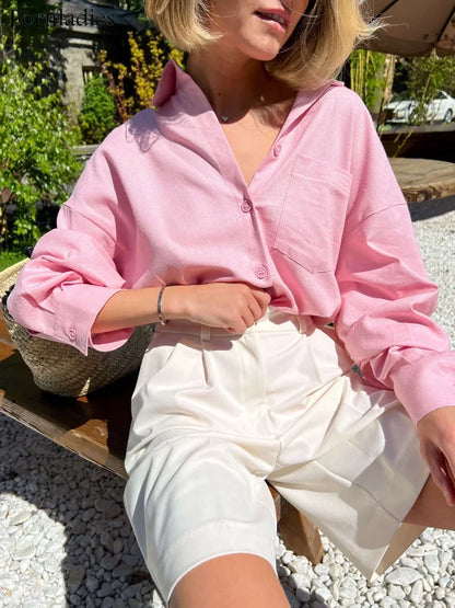 Riviera Breeze – High Waist Summer Shorts