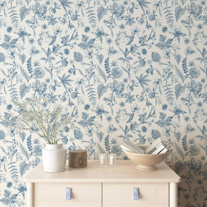 Toile Farmhouse Whimsical Wallpaper