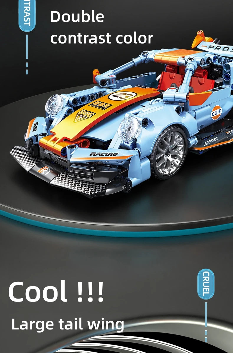 MOC Street Machine: Collector Car Building Kit (Ages 8–Adult)