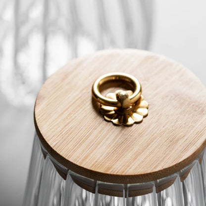 Food Container Glass Jar with Sealed Lid Storage Jar Grains Cookie Coffee Tea Candy Storage Bottle Jars Kitchen Storage Canister