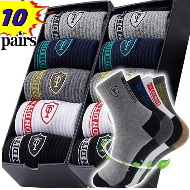 RetroStep: 5-Pair Men’s Vintage Athletic Socks