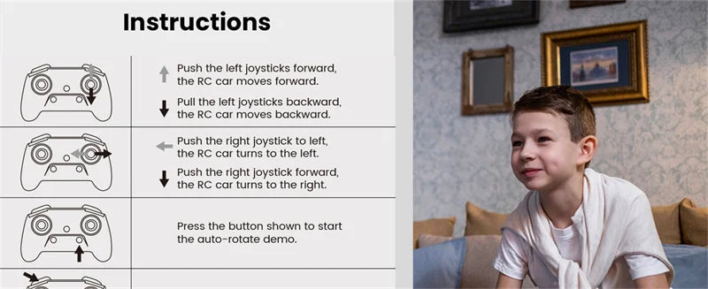 LumoTwist 1:22: Light-Show RC Stunt Car (Ages 6+)