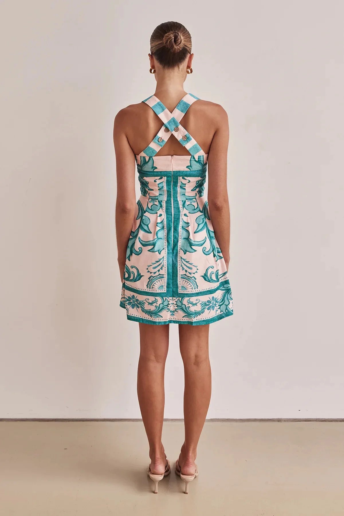 Solara – Bohemian Colourblock Vacation Dress