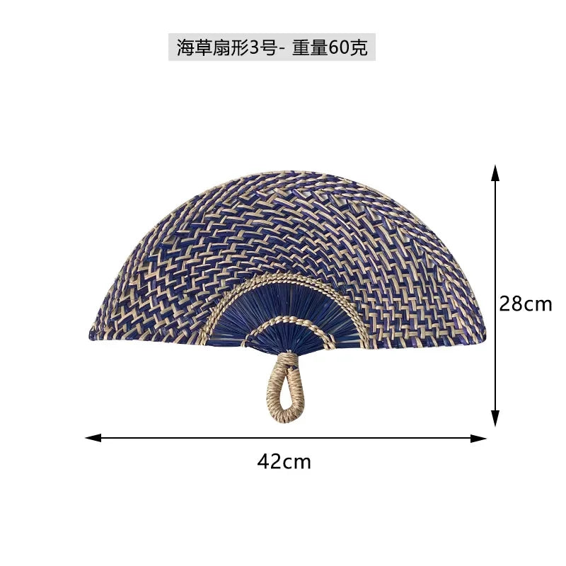 Hand-Woven Seaweed Wall Hanging