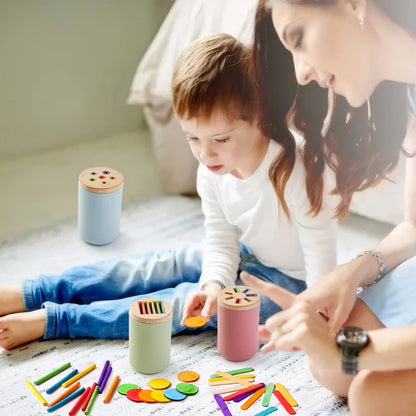 ColourMatch Bucket: Montessori Silicone Sorting Toy (Ages 1–3)