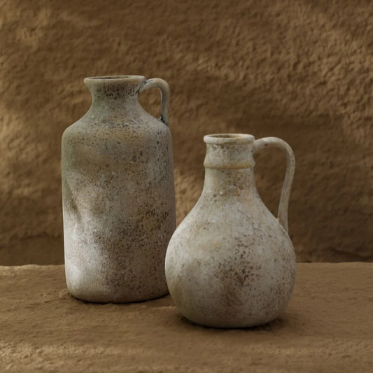Clay Echo: Vintage Handmade Ceramic Vase