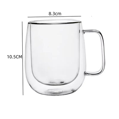 Double Wall Glass Coffee Mug