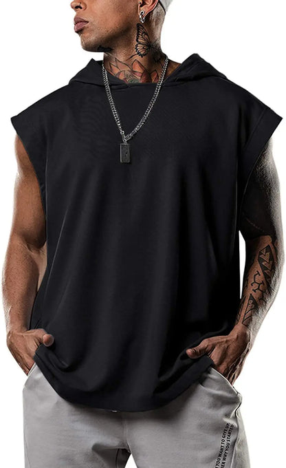 Men's Hooded Tank Top – Sleeveless Comfort with Streetwear Attitude