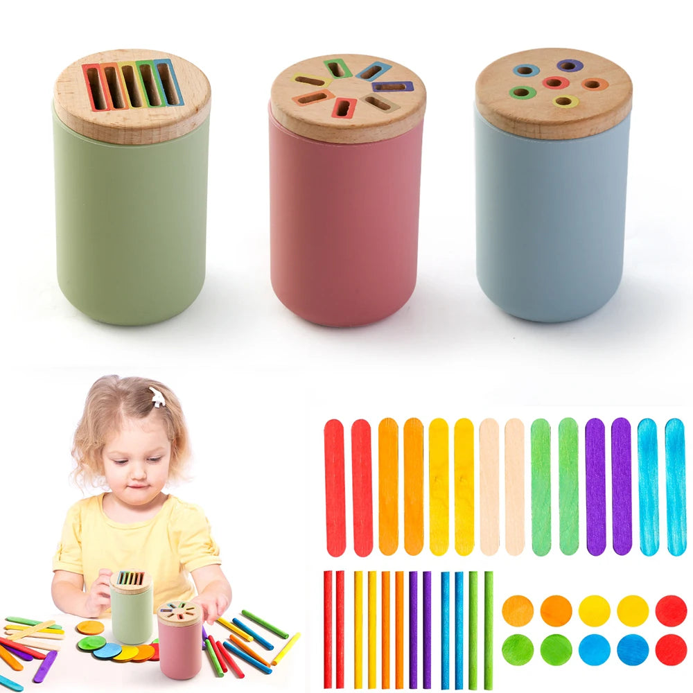 ColourMatch Bucket: Montessori Silicone Sorting Toy (Ages 1–3)
