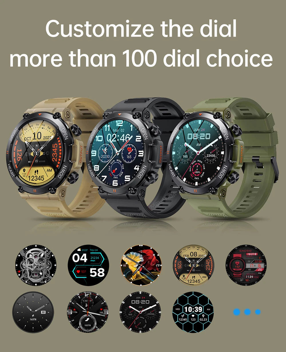 PulseSync 1.39" HD Smartwatch with Bluetooth Calling