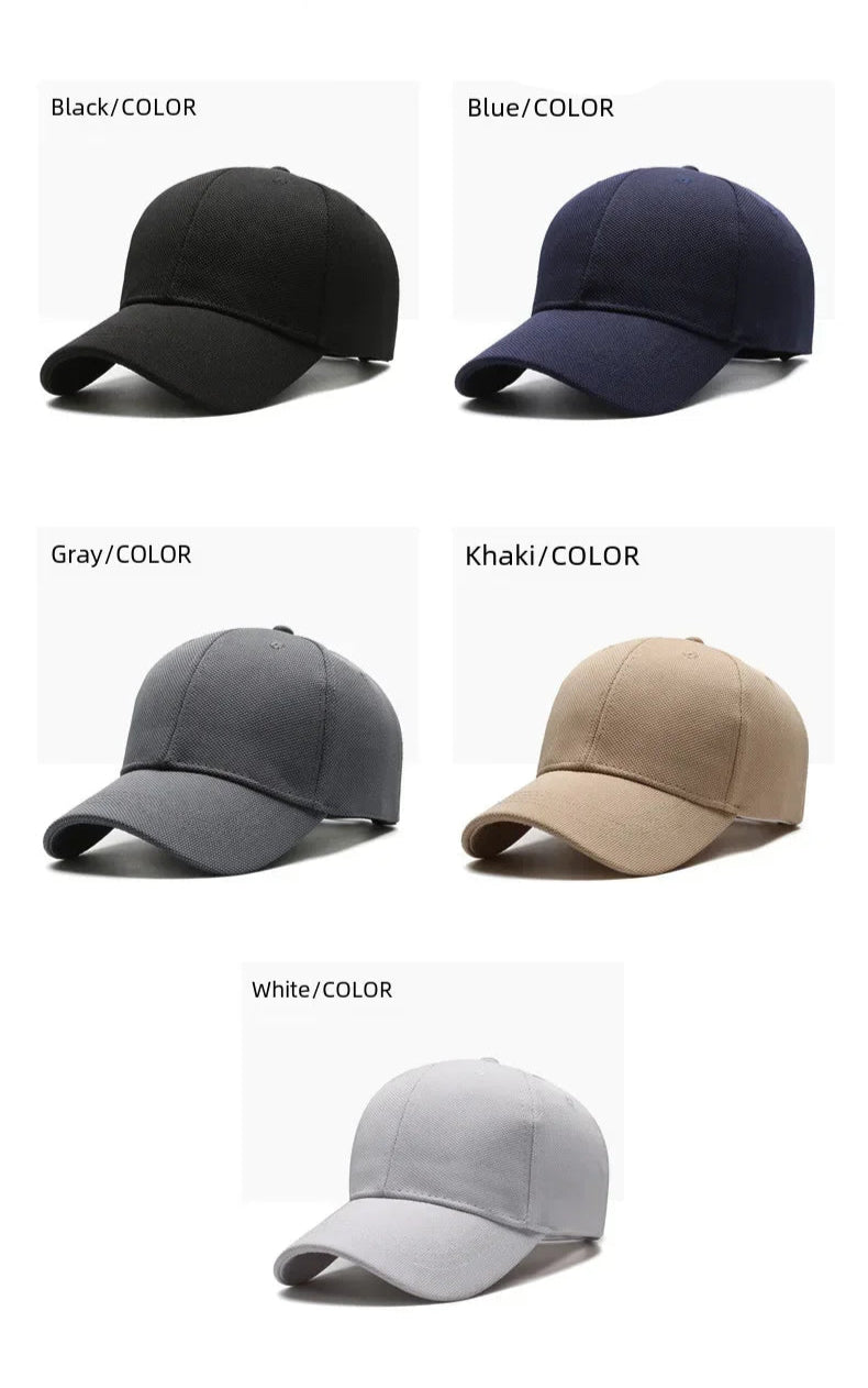 Suncrest Pine: Simple Baseball Cap with Large Head Cover