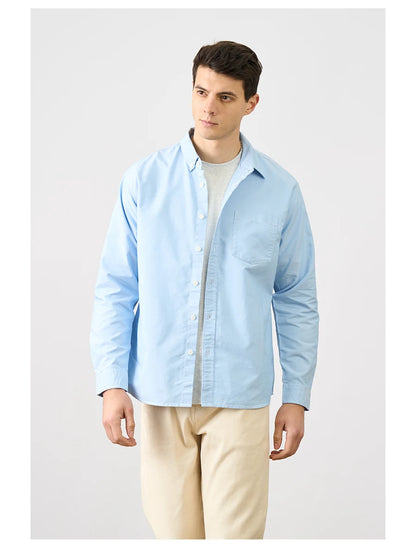 Men's Oversized Oxford Shirt – Refined Casual for Every Season