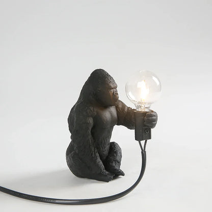 Urban Primal: Gorilla Resin Table Lamp
