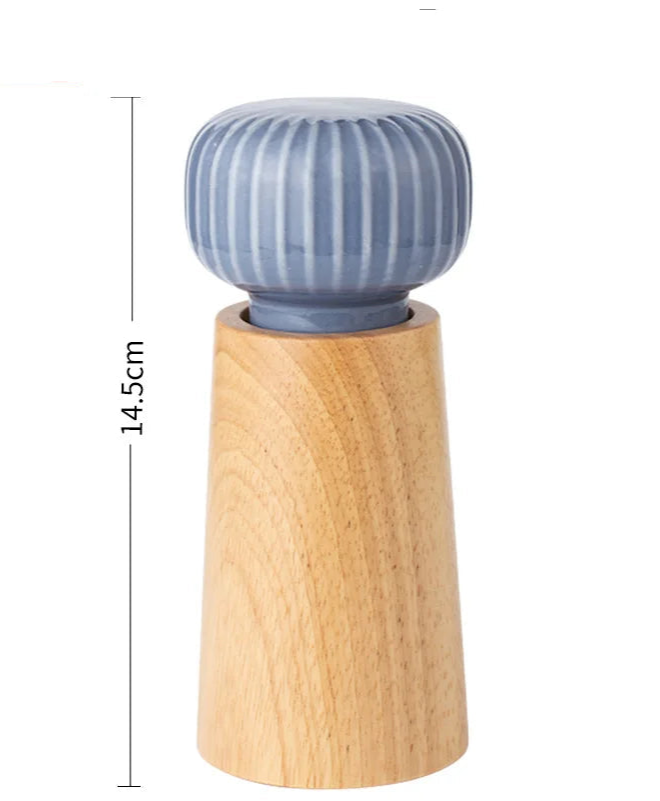 Nordic Wooden Pepper & Salt Grinder
