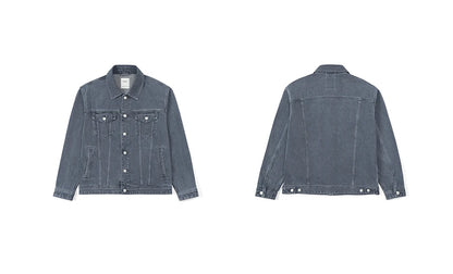 Men's Oversized Classic Denim Jacket – 12oz Washed Style With a Modern Fit