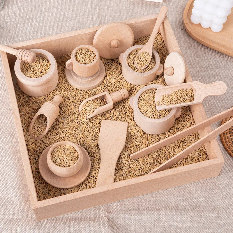 Tea Time & Tinker: Montessori Wooden Kitchen & Tea Set (Ages 3–6)
