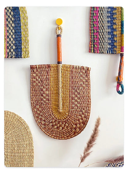 Hand-Woven Seaweed Wall Hanging