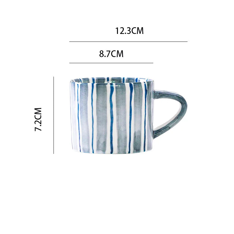 Linecraft: Hand-Drawn Ceramic Mug & Plate Set