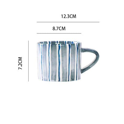 Linecraft: Hand-Drawn Ceramic Mug & Plate Set