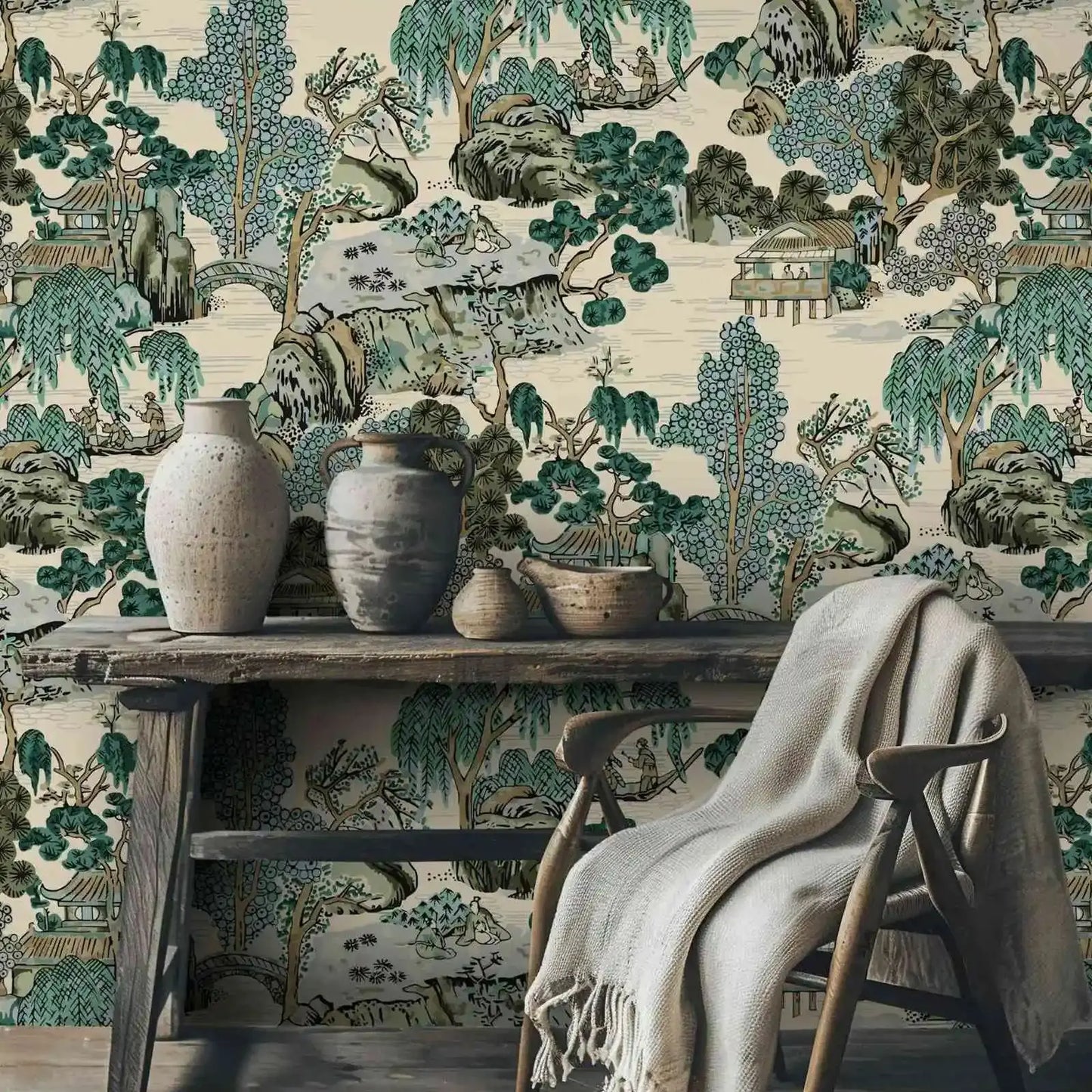 Japanese Garden Wallpaper Mural