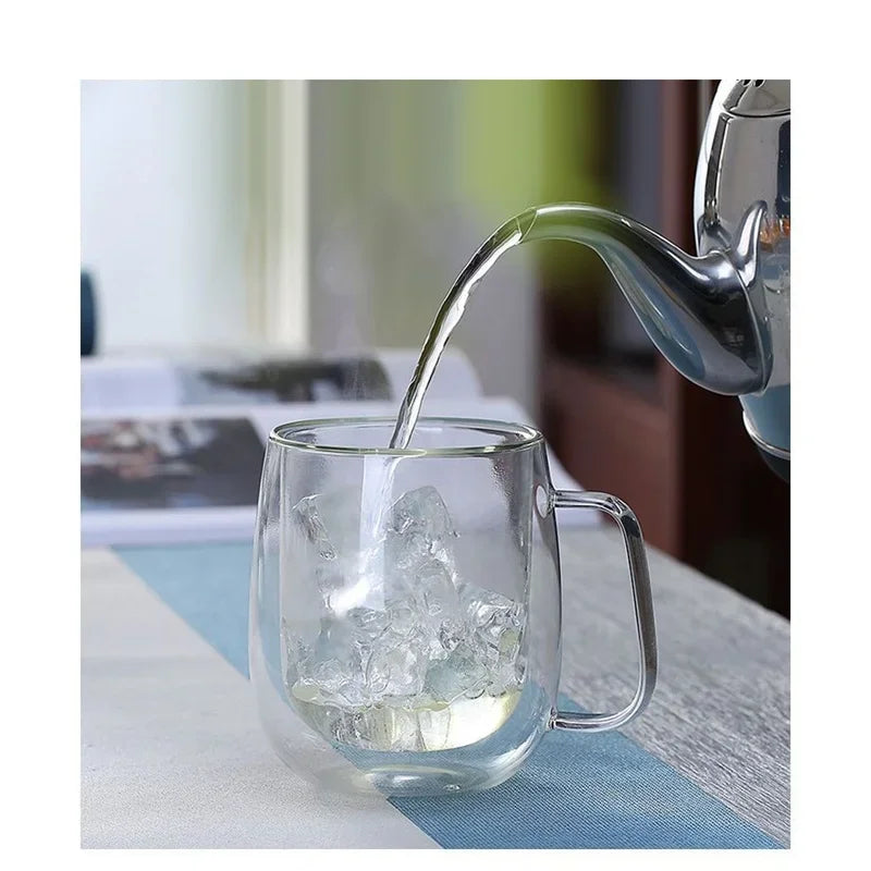 Double Wall Glass Coffee Mug
