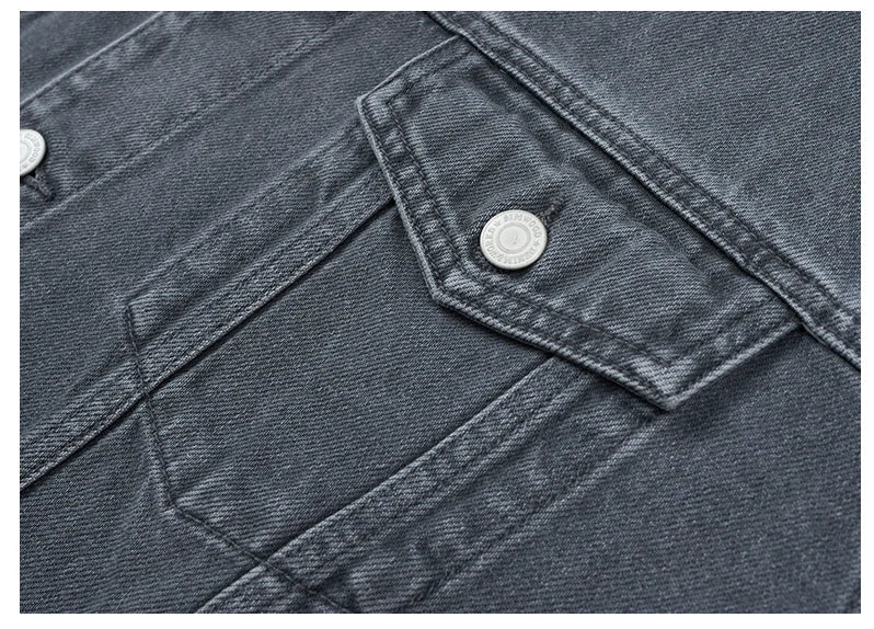 Men's Oversized Classic Denim Jacket – 12oz Washed Style With a Modern Fit