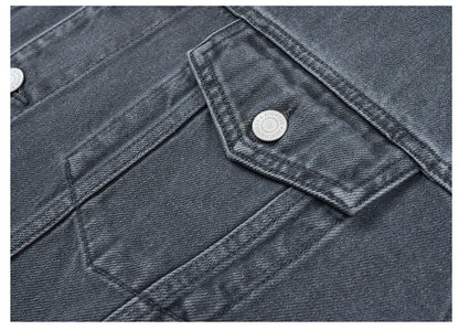 Men's Oversized Classic Denim Jacket – 12oz Washed Style With a Modern Fit