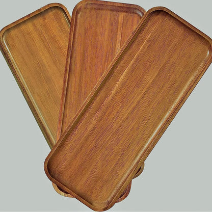 Bamboo Essence: Japanese Solid Wood Tray