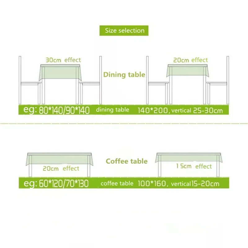 Elegant Cotton Linen Tablecloth with Tassels