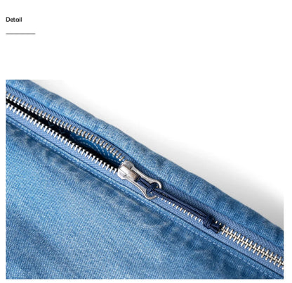 Denim Route: Vintage Washed Crossbody Sling Bag