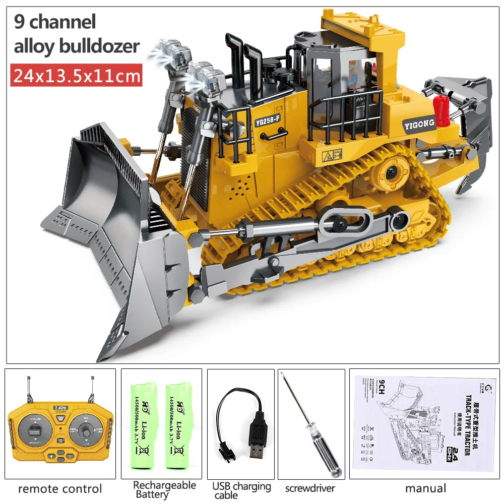 Digger Pro 1:20: 10-Channel RC Excavator (Ages 6–12)