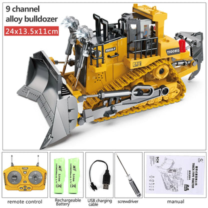 Digger Pro 1:20: 10-Channel RC Excavator (Ages 6–12)