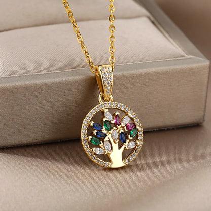 Eterna Root: Tree of Life Pendant Necklace for Women