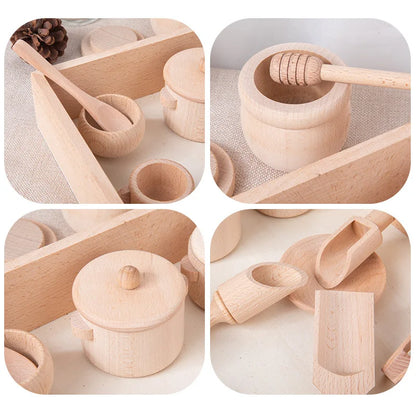 Tea Time & Tinker: Montessori Wooden Kitchen & Tea Set (Ages 3–6)