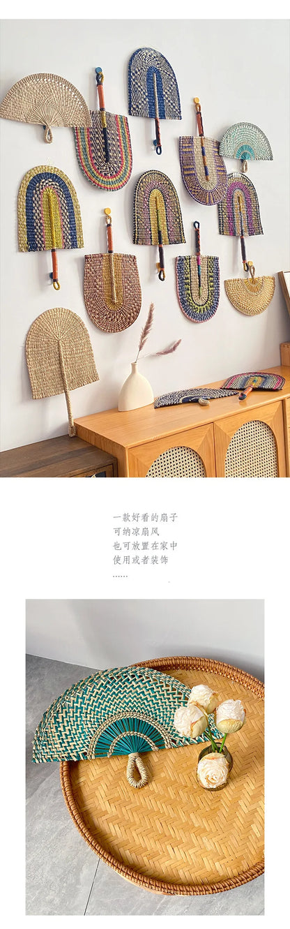 Hand-Woven Seaweed Wall Hanging