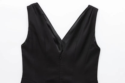 Women's V-Neck Backless Mini Dress – Bold Summer Style for Parties & Nights Out