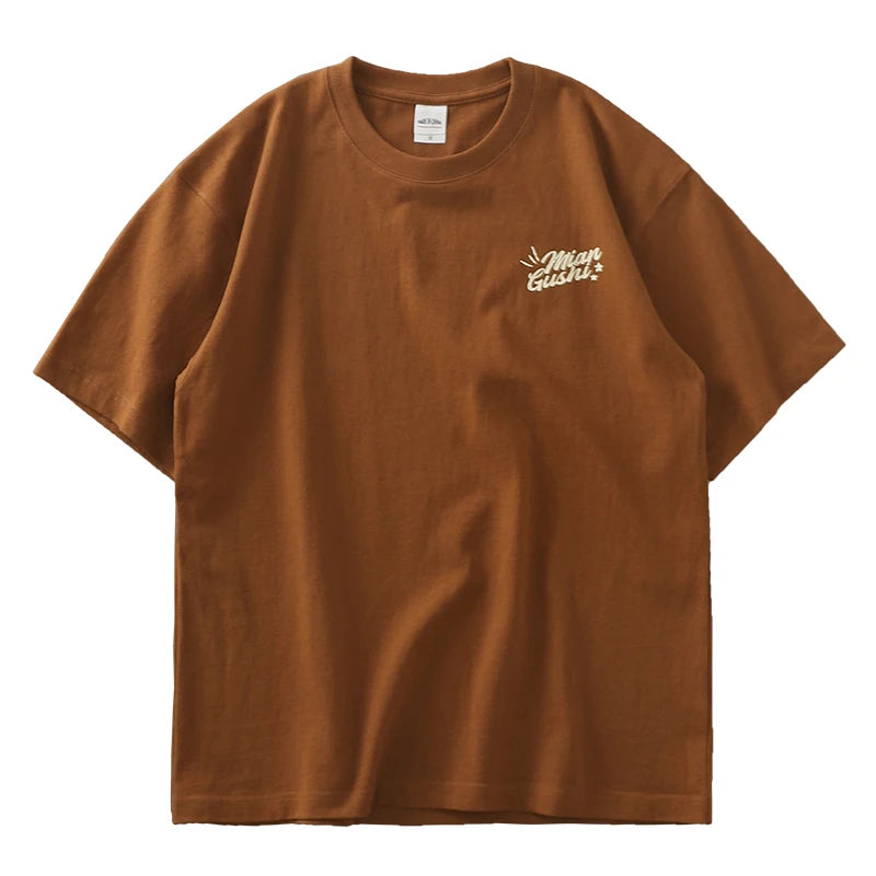 Vintage Trend Heavyweight Short-Sleeved T-Shirt: Built for the Bold