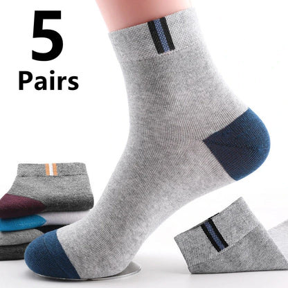 RetroStep: 5-Pair Men’s Vintage Athletic Socks