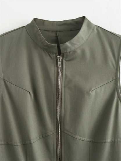 Women's Pleated Bodycon Midi Dress – Sleek Sleeveless Style for Summer Events