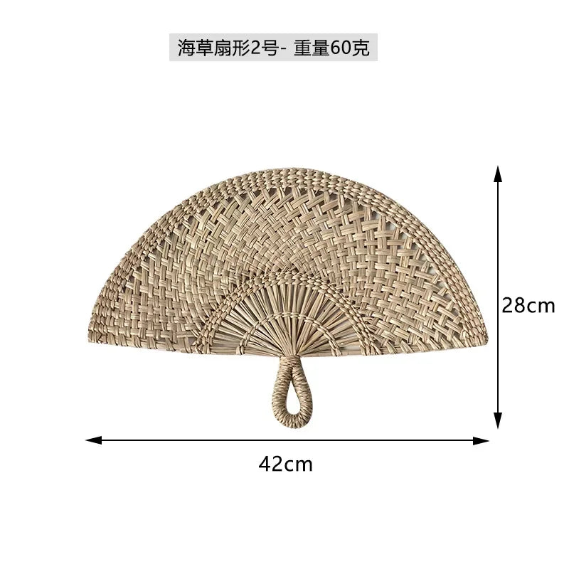 Hand-Woven Seaweed Wall Hanging