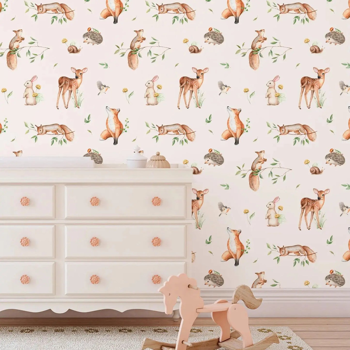Kids Room Animal Wallpaper