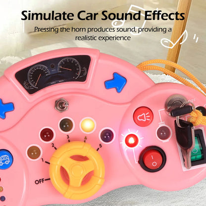 SkillBoard Go: Montessori Busy Board Travel Toy (Ages 3–6)